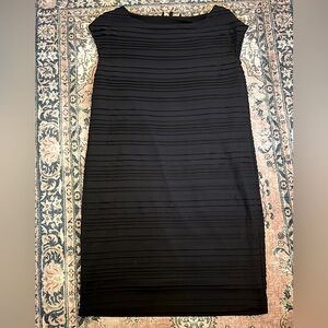 Evan-Picone Black Petite Bandaged Dress